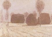 Haystocks in Winter Jozsef Rippl-Ronai